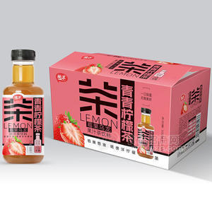 榜洋青青柠檬茶莓果乌龙果汁茶饮料箱装招商500ml×15瓶