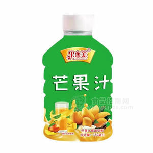 果戀美芒果汁果味飲料瓶裝招商350ml