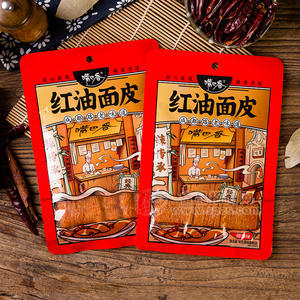 嘴巴香紅油面皮甜辣味辣條調(diào)味面制品袋裝招商80g