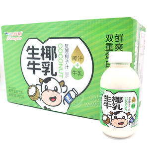 吉祥樹生椰牛乳復(fù)原椰子汁箱裝招商380g×15瓶