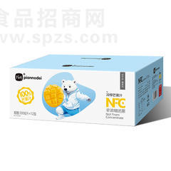 片断NFC冷榨100%芒果果汁批发渠道商超330毫升×12盒