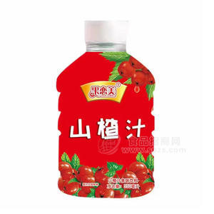 果戀美山楂汁果味飲料瓶裝招商350ml