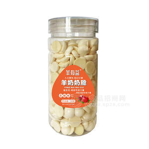 羊有益益生元羊奶奶脆石榴味瓶装招商30克
