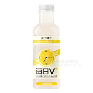 活力V满分每日v+柠檬复合果汁饮料瓶装招商500ml
