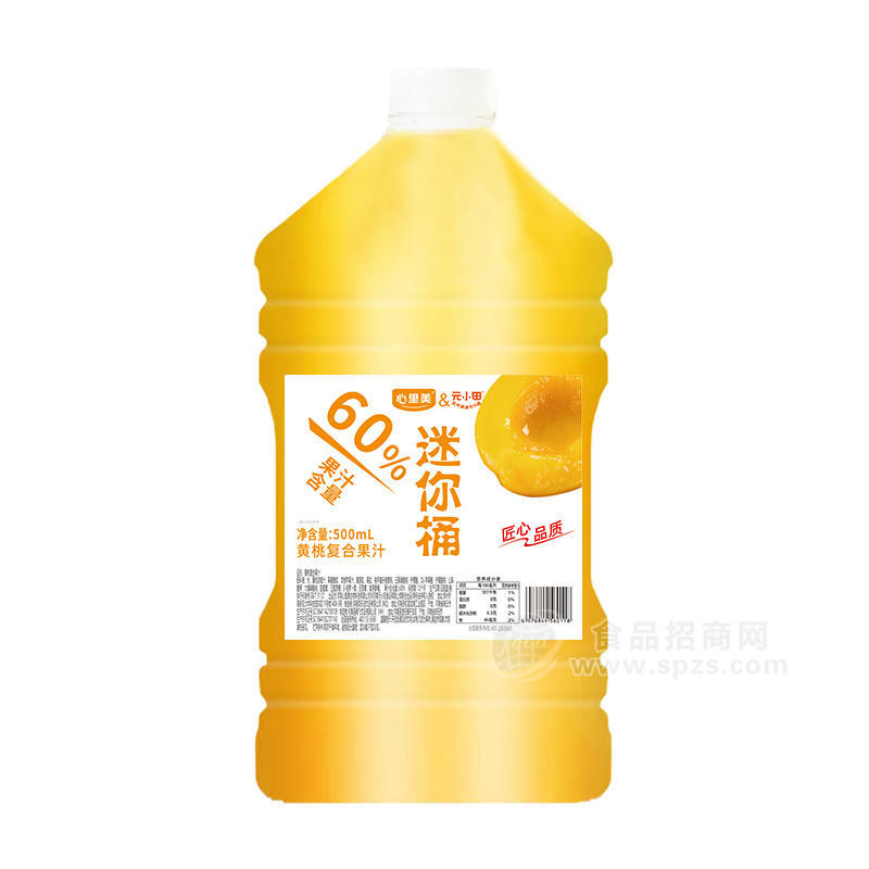 元小田 心里美黃桃復(fù)合果汁飲料500ml