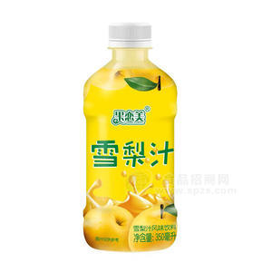 果戀美雪梨汁風味飲料瓶裝招商350ml