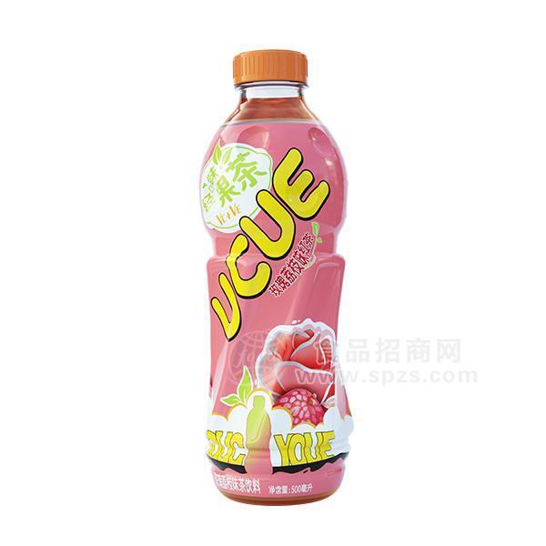 UCUE玫瑰荔枝味紅茶茶飲料瓶裝招商500ml