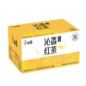 白象沁香红茶调味茶饮料低糖箱装招商500ml×15瓶