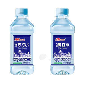 珍趣无汽苏打水无糖饮料瓶装商超流通350毫升