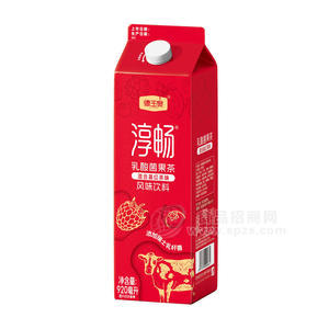 德玉泉淳暢乳酸菌果茶混合莓紅茶味風(fēng)味飲料920ml