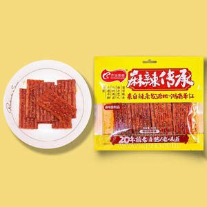 齊治亮亮傳統(tǒng)麻辣塊辣條麻辣傳承調(diào)味面制品袋裝招商82g