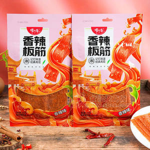 嘴巴香香辣板筋香辣味辣条调味面制品102g