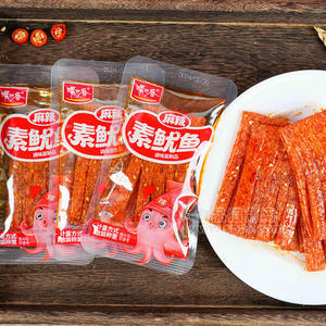 嘴巴香麻辣素魷魚調(diào)味面制品袋裝招商散裝稱重