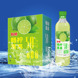 妙暢暢檸果果小青檸復合果汁飲料1.25LX6瓶