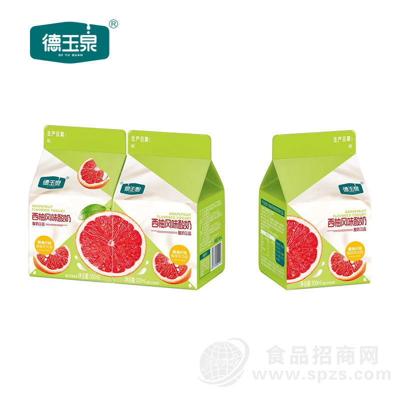 德玉泉西柚风味酸奶乳饮料300ml