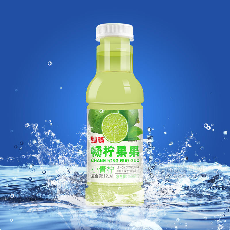 妙畅畅柠果果小青柠复合果汁饮料460ml
