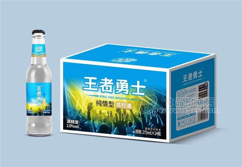 王者勇士純情型蘇打酒275ml×24瓶酒精度2%