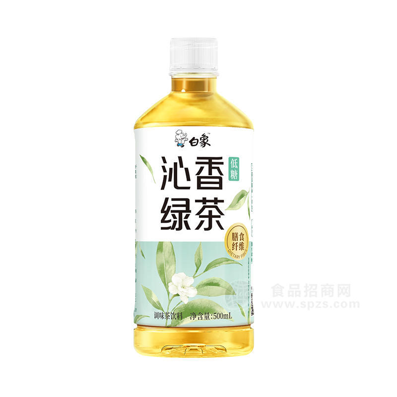 白象沁香綠茶調(diào)味茶飲料低糖瓶裝招商500ml