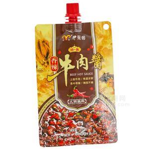伊冠园香辣牛肉酱回族火锅蘸料袋装110g