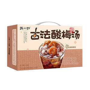 米小野古法酸梅湯250ml*24盒