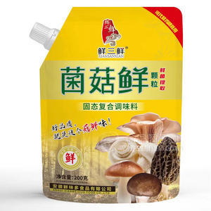 鮮三鮮菌菇鮮固態(tài)復(fù)合調(diào)味料袋裝招商200g