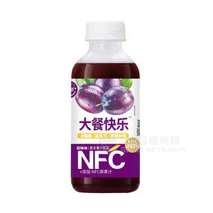 简乐派西梅味添加NFC原果汁60%复合果汁饮料招商500ml