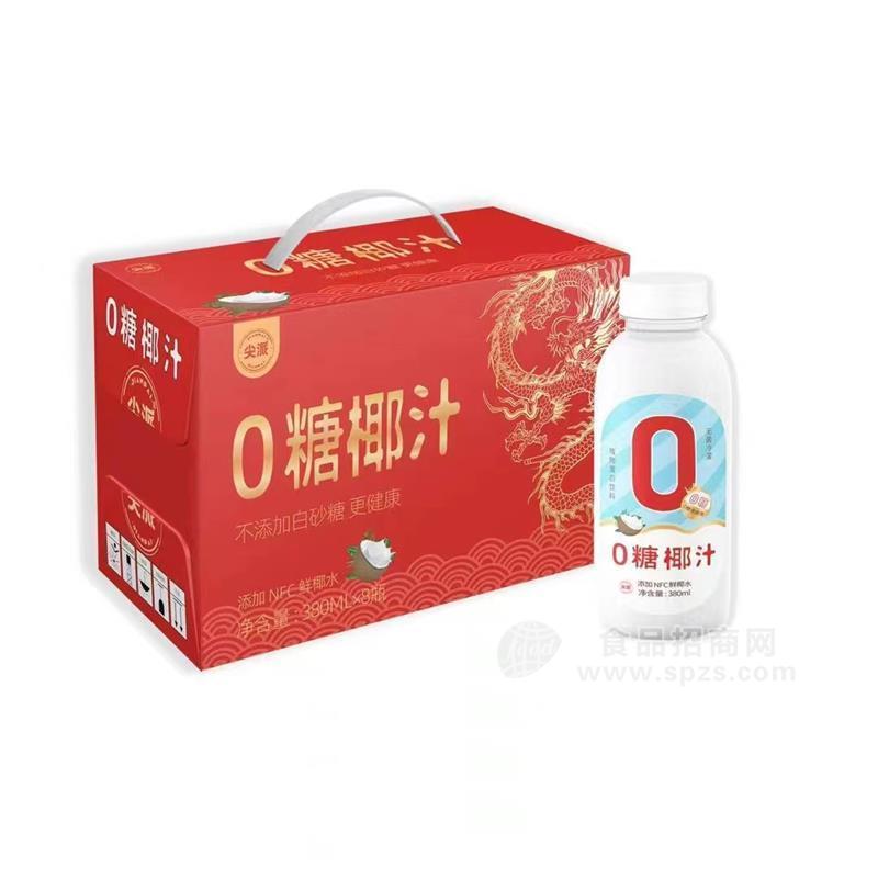 尖派零糖椰汁瓶裝380g