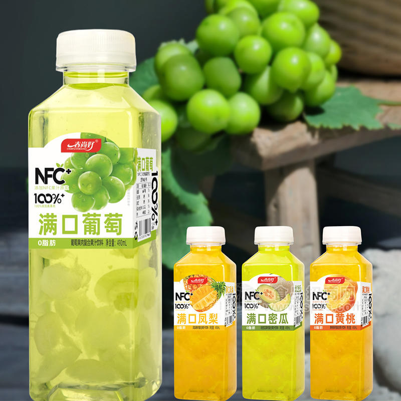 春尚好NFC100葡萄果肉复合果汁饮料500ml