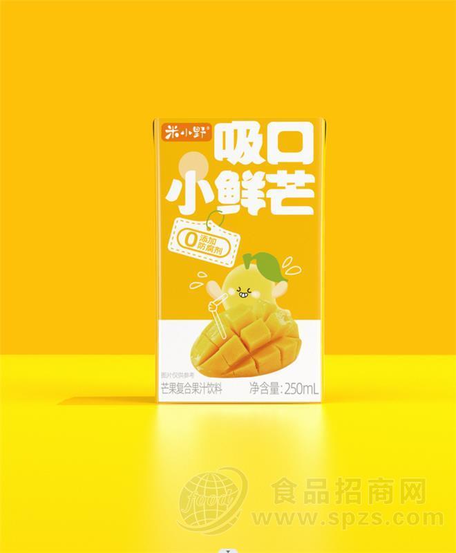 米小野芒果复合果汁饮料250ml