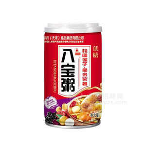 八宝粥营养早餐低糖桂圆莲子黑米紫粥罐装招商