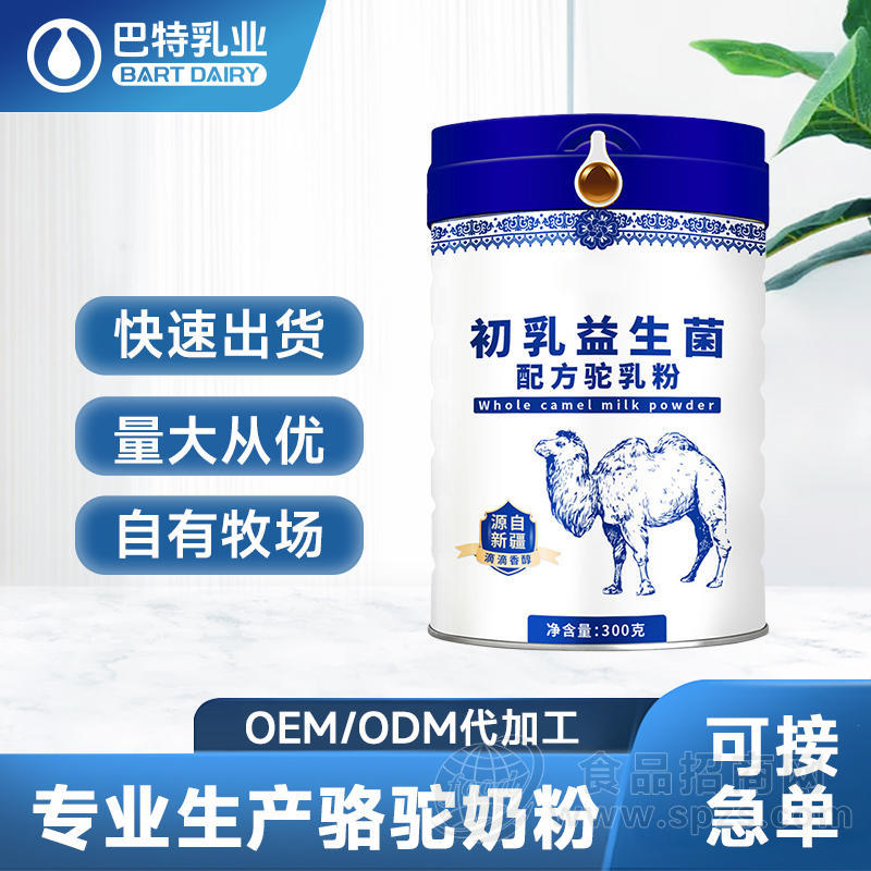 新地标配方驼乳粉70%代加工骆驼奶粉贴牌驼奶粉生产厂家骆驼奶