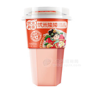 优米有果优米喳喳米酿山楂乳酸菌饮品瓶装招商400ml