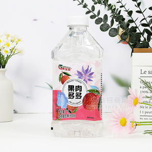 果寶露果肉多多荔枝復合果汁飲料瓶裝招商1L