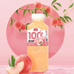 倍养乐真白桃复合果肉果汁饮料真果粒果汁500ml