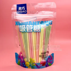 启巧吸管糖其他糖果袋装招商150g