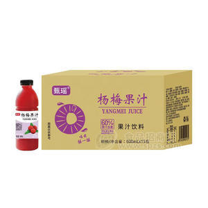 甄瑤楊梅果汁飲料600mlx15瓶