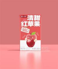 米小野红苹果汁饮料盒装250ml