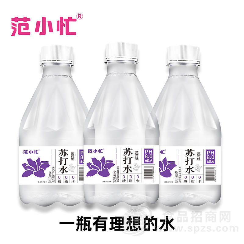 范小忙茉莉味无汽苏打果味饮料375ml