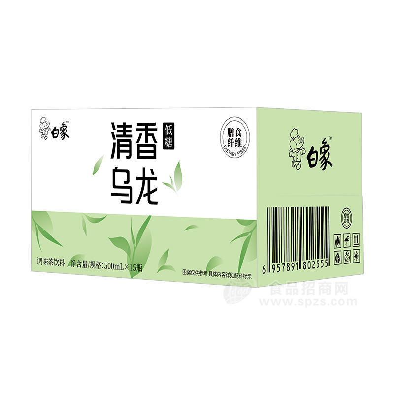 白象清香烏龍調(diào)味茶飲料箱裝招商500ml×15瓶