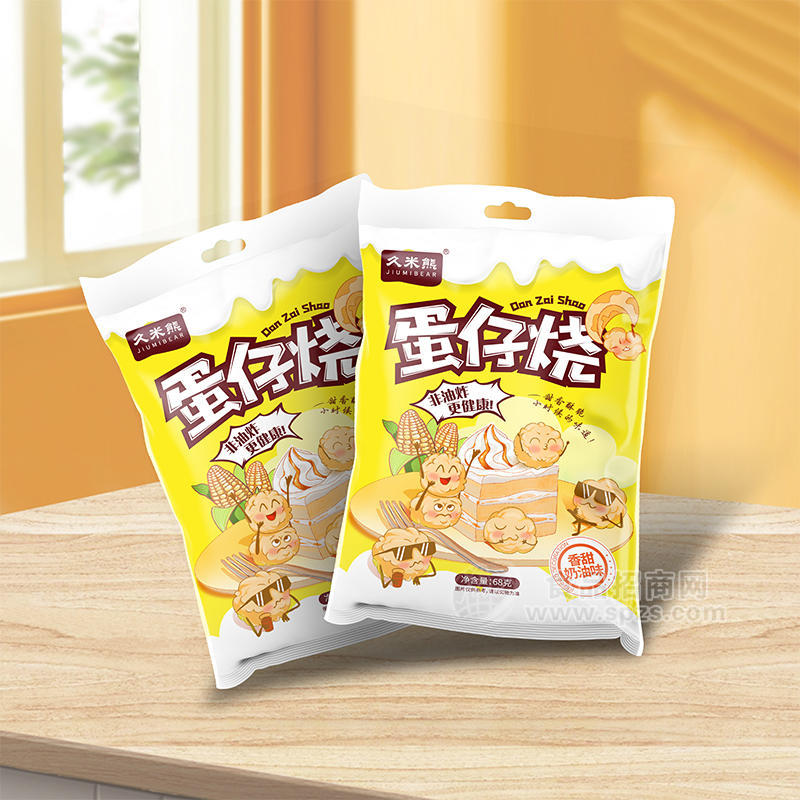 久米熊蛋仔燒非油炸香甜奶油味68g