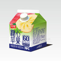 天合露糖心苹果复合果汁饮料屋顶盒装招商300ml