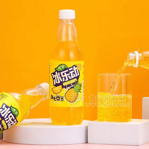 冰乐动老北京汽水凤梨味含气风味饮料瓶装招商
