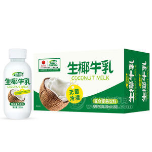 浩明生椰牛乳復(fù)合蛋白飲料箱裝餐飲招商380ml×15瓶