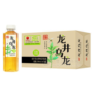 浩明龍井烏龍茶飲料箱裝招商500ml×15瓶