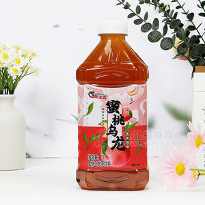 果寶露蜜桃烏龍茶味果汁飲料果茶物語瓶裝招商1L