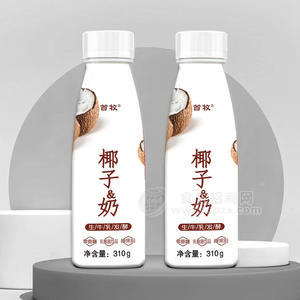 首牧椰子奶生牛乳發(fā)酵乳酸菌飲品310g