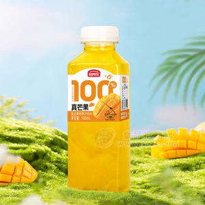 倍養(yǎng)樂真芒果復合果肉果汁飲料真果粒果汁500ml