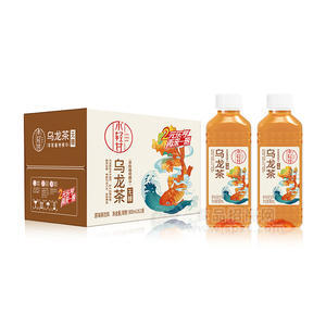 小輕甘烏龍茶無糖原味茶飲料箱裝招商900ml×12瓶