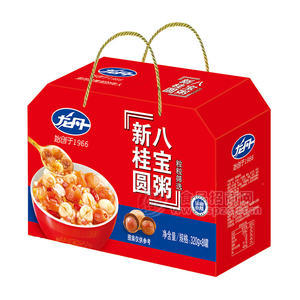 龙丹新桂圆八宝粥方便食品320gx8罐