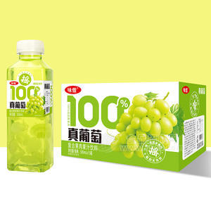 味傲真葡萄0脂肪復(fù)合果肉果汁飲料箱裝招商500ml×15瓶